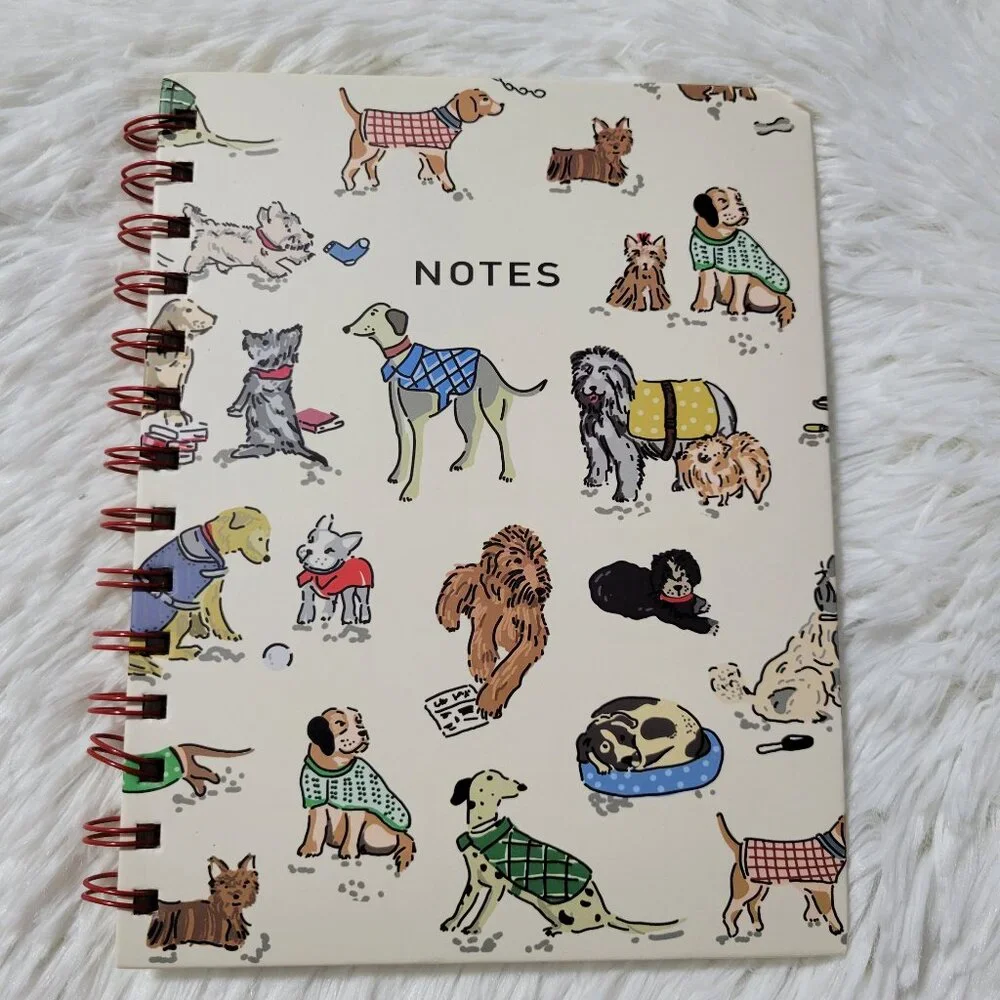 Dog Themed Spiral Notebook